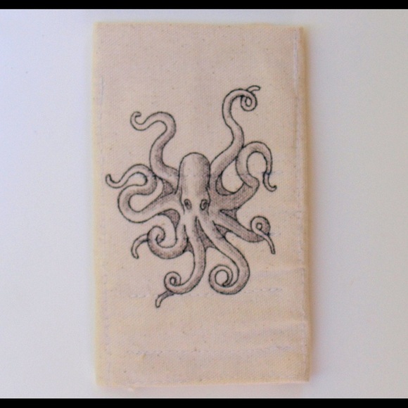 Wallet trifold men's octopus sea creatures for him - Picture 2 of 5